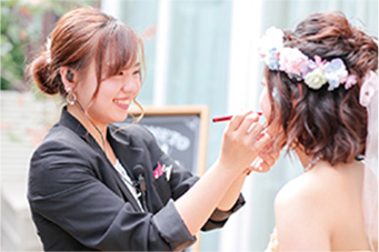 ブライダルヘアメイク
