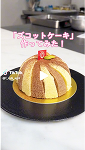 tiktokズコットケーキ作ってみた