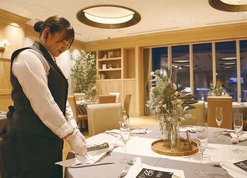 結婚式場でアルバイト