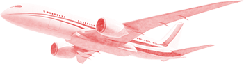 飛行機のイラスト